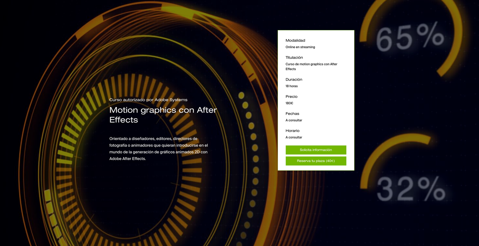 Curso de Motion Graphics con Adobe After Effects