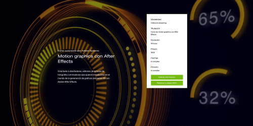 Curso de Motion Graphics con Adobe After Effects